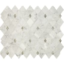 Carrara White / Antique Mirror