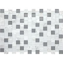White Carrara / Glass