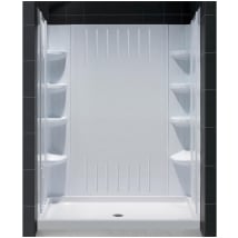 White / Center Drain