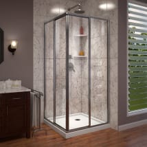 Brushed Nickel with White Base