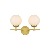 Brass / Frosted White