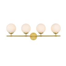 Brass / Frosted White