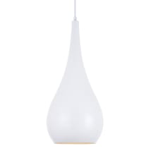 Elegant Lighting LD2410WH White Kenneth 14 Wide Pendant