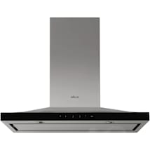 Stainless Steel / Black Glass