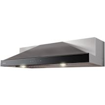 Stainless Steel / Black Glass