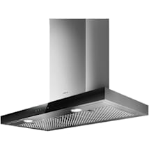 Stainless Steel / Black Glass