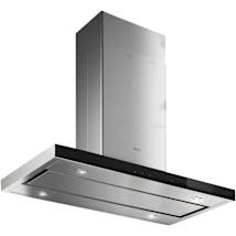 Stainless Steel / Black Glass