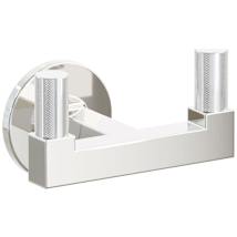 Polished Nickel Rosette / Polished Nickel Stem / Polished Chrome Tip