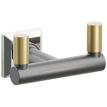 Polished Nickel Rosette / Oil Rubbed Bronze Stem / French Antique Tip