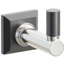 Oil Rubbed Bronze Rosette / Polished Nickel Stem / Oil Rubbed Bronze Tip
