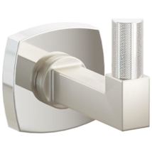 Polished Nickel Rosette / Satin Nickel Stem / Polished Nickel Tip