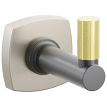 Satin Nickel Rosette / Oil Rubbed Bronze Stem / Unlacquered Brass Tip