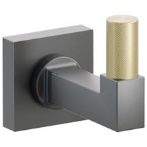 Oil Rubbed Bronze Rosette / Oil Rubbed Bronze Stem / Satin Brass Tip