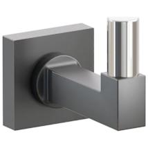 Oil Rubbed Bronze Rosette / Oil Rubbed Bronze Stem / Polished Nickel Tip