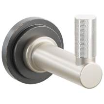 Oil Rubbed Bronze Rosette / Satin Nickel Stem / Polished Nickel Tip