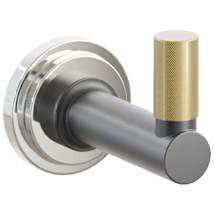 Polished Nickel Rosette / Oil Rubbed Bronze Stem / French Antique Tip