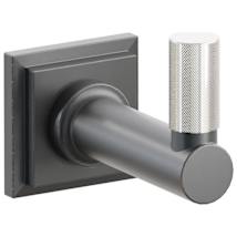 Oil Rubbed Bronze Rosette / Oil Rubbed Bronze Stem / Polished Nickel Tip