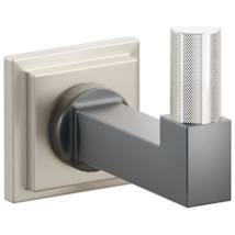 Satin Nickel Rosette / Oil Rubbed Bronze Stem / Polished Nickel Tip