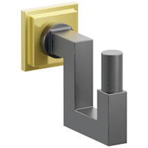 Unlacquered Brass Rosette / Oil Rubbed Bronze Stem / Oil Rubbed Bronze Tip