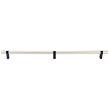 Satin Nickel / Flat Black Stem