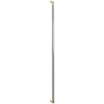 Polished Chrome / Satin Brass Stem