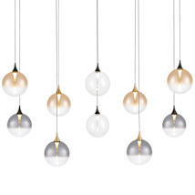 Gold-Black Mix / Mixed Glass