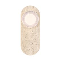 Travertine / Clear Smooth