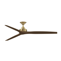 Brushed Satin Brass / Whiskey Wood