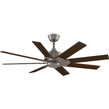 Brushed Nickel / Dark Walnut