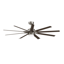 Brushed Nickel / Dark Walnut