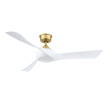 Brushed Satin Brass / Matte White