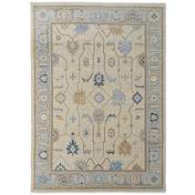 Ivory / Blue / Tan