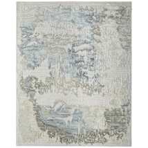 Ivory / Blue / Gray