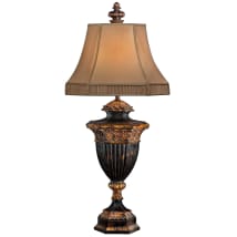 Antiqued Iron with Gold Leaf