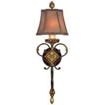 Antiqued Iron with Gold Leaf