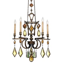 Bronze Patina with Multicolor Crystal