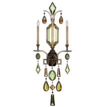 Bronze Patina with Multicolor Crystal