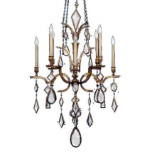 Variegated Gold Leaf with Clear Crystal