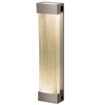 Silver with Crystal Spire Glass