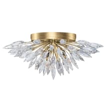 Gold Toned Silver Leaf