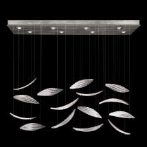 Silver Leaf / Clear / White