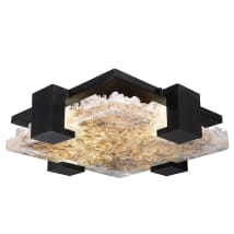 Black / Clear / Gold Leaf