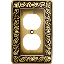 Tumbled Antique Brass