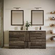 Acacia Wood / Countertop White