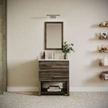 Acacia Wood / Countertop White