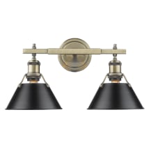 Aged Brass with Black Shades