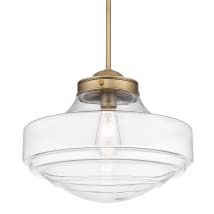 Modern Brass / Clear Glass