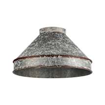 Antique Black / Galvanized Steel
