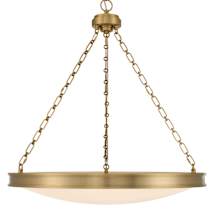 Brushed Champagne Brass / Etched Glass