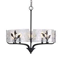 Natural Black / Hammered Water Glass